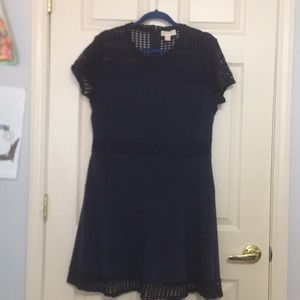 Navy Michael Kors fit and flare dress size XL